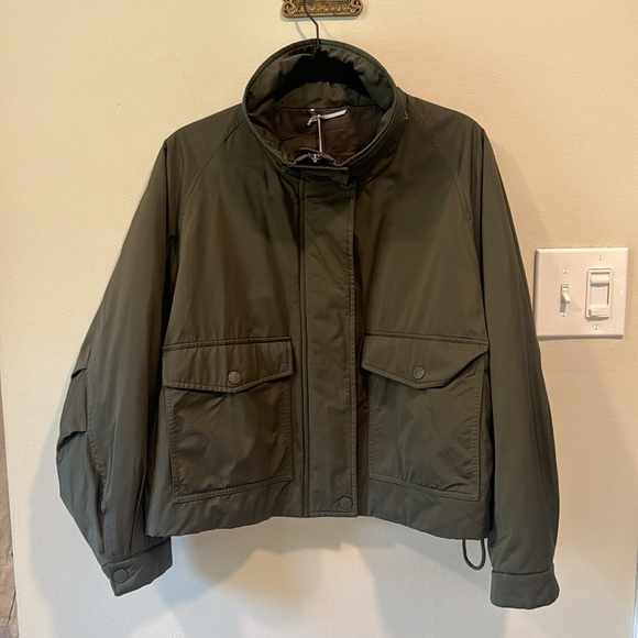 WEEKEND MAX MARA Fiorito Quilted Jacket in Green sz 4 / S BRAND NEW, EXT RARE - Picture 11 of 16